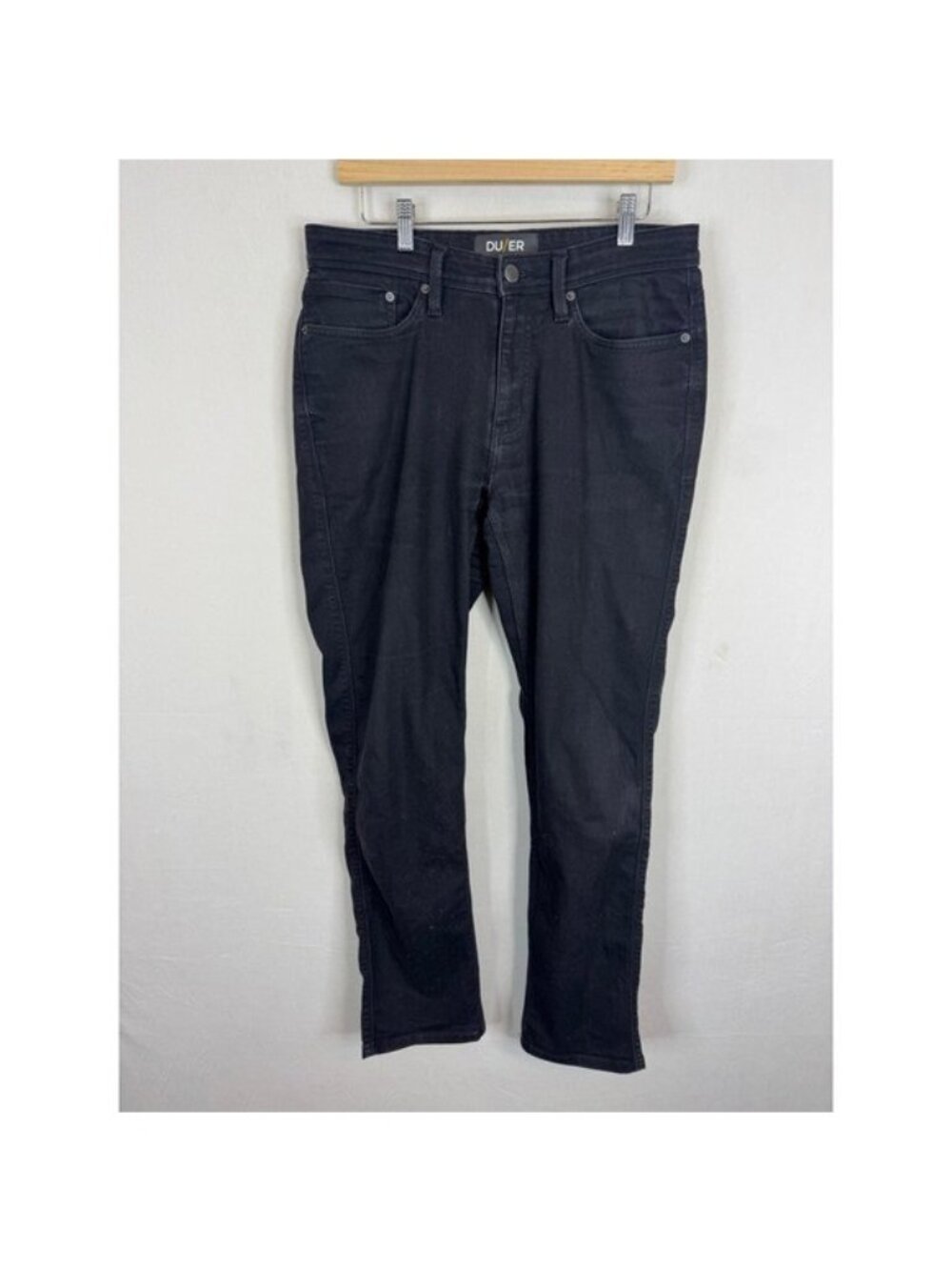 DU/ER L2X Relaxed Taper Performance Jeans Black Coolmax 31x32